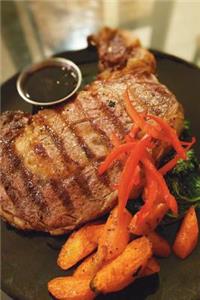 Grilled Beef Steak Journal: 150 Page Lined Notebook/Diary