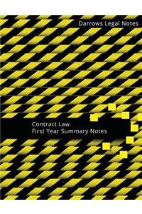 Contract Law - First Year Summary Notes