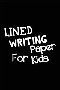 Lined Writing Paper For Kids