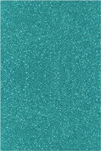 Turquoise Glitter Journal