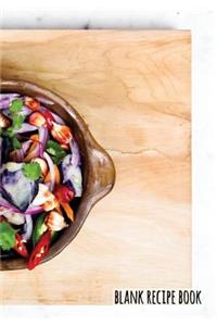 Blank Recipe Book - Vegetarian Recipes (Salad Cover)