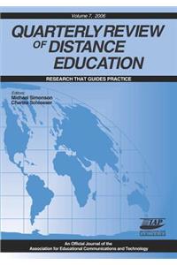 Quarterly Reveiw of Distance Education Volume 7 Book