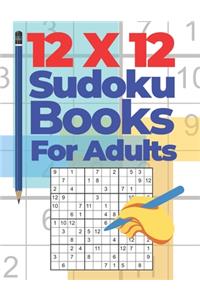 12x12 Sudoku Books For Adults