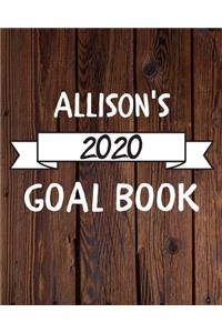 Allison's 2020 Goal Book