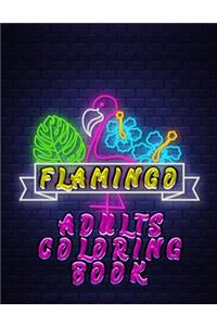 Flamingo Adults Coloring Book