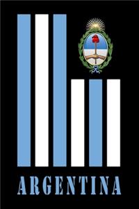 Argentinien Flaggen Notizbuch
