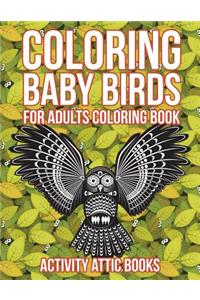 Coloring Baby Birds For Adults Coloring Book