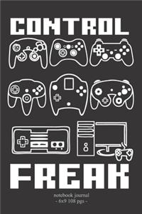 CONTROL FREAK Notebook Journal
