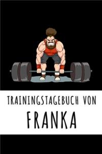 Trainingstagebuch von Franka