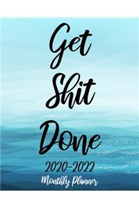 Get Shit Done 2020-2022 Monthly Planner