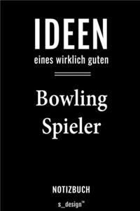 Notizbuch für Bowling Spieler