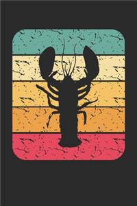 Retro Lobster Silhouette