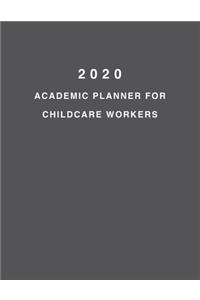 2020 Academic Planner For Childcare Workers