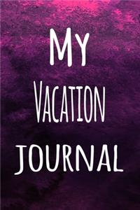 My Vacation Journal