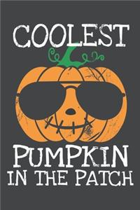 Coolest Pumpkin In The Patch Journal Notebook