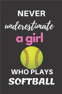 Never underestimate a girl who play Softball