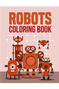 Robots Coloring Book