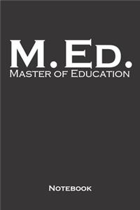 Master of Education Notebook