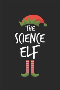 Funny Science Elf Christmas Notebook Gift