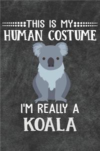 This Is My Human Costume I'm Really A Koala