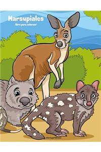 Marsupiales libro para colorear 1