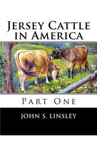 Jersey Cattle in America