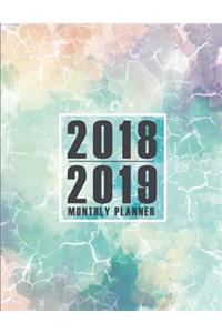 2018-2019 Monthly Planner