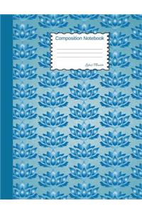 Lotus Flower Composition Notebook