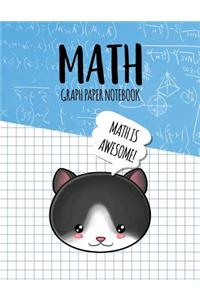 Math Graph Paper Notebook