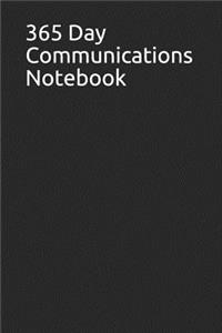 365 Day Communications Notebook