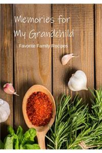 Recipe Book to Write In