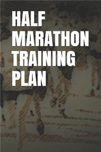 Half Marathon Training Plan