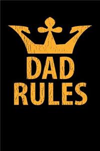 Dad Rules Notebook