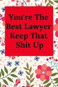 You're the Best Lawyer Keep That Shit Up