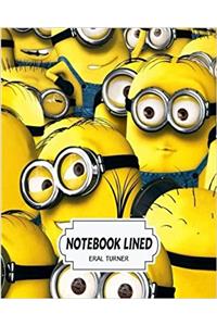 Notebook Lined Minions: Notebook Journal Diary