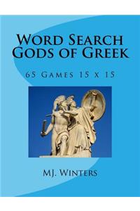 Word Search Gods of Greek