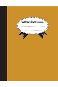 Composition Notebook, 8.5 x 11, 110 pages