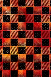 Journal Notebook Squares and Dots Pattern 5
