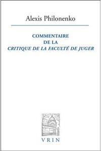 Commentaire de la Critique de la Faculte de Juger