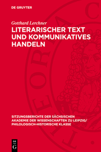 Literarischer Text Und Kommunikatives Handeln