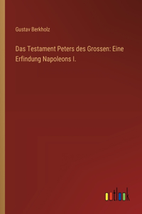 Das Testament Peters des Grossen