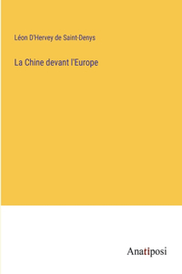 Chine devant l'Europe