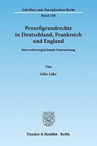 Prozessgrundrechte in Deutschland, Frankreich Und England
