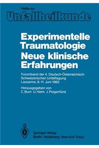 Experimentelle Traumatologie Neue Klinische Erfahrungen