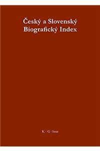 Czech and Slovakian Biographical Index