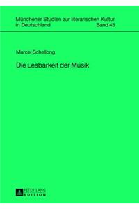 Die Lesbarkeit Der Musik