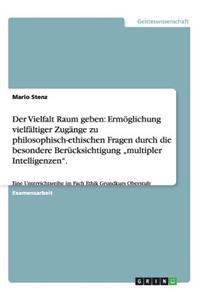 Der Vielfalt Raum geben