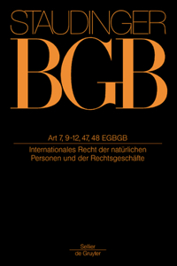 Artikel 7, 9-12, 47, 48 Egbgb