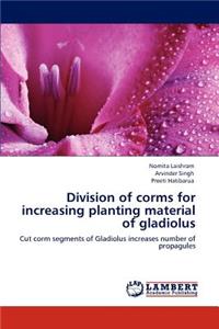 Division of Corms for Increasing Planting Material of Gladiolus