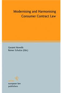 Modernising and Harmonising Consumer Contract Law